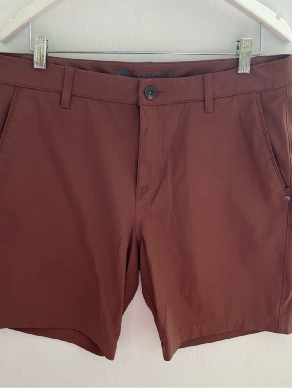 Vuori Meta Brick Red Casual Shorts 33 Waist / 8 In Inseam